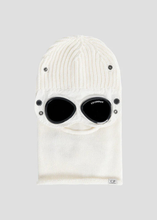 SKI MASK C.P. COMPANY GOGGLE BLANC