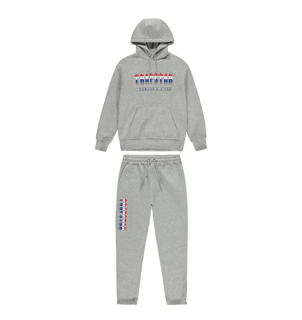 Trapstar Chenille Decoded 2.0 Hooded Tracksuit - Grey Revolution