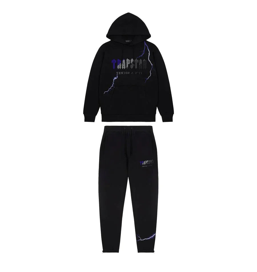 Trapstar Chenille Decoded Hooded Tracksuit - Lightning Edition