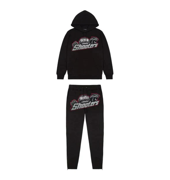 Trapstar Shooters Hooded Tracksuit - Blackout