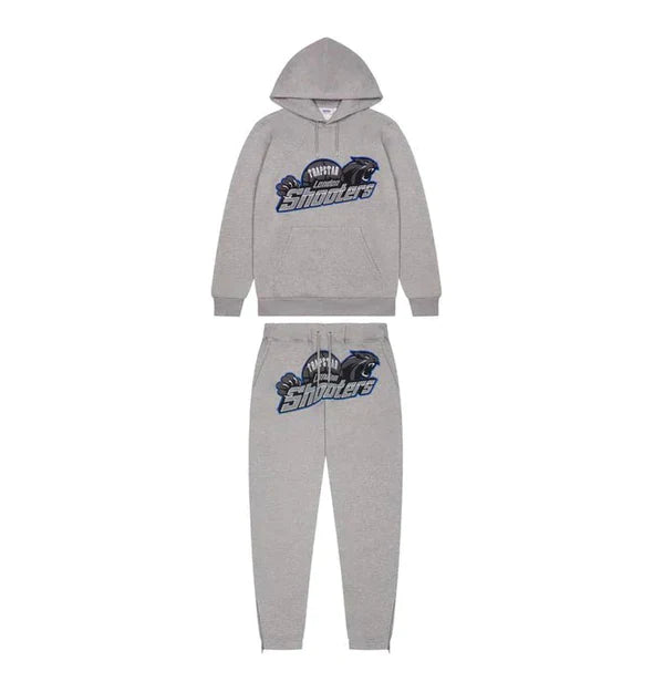 Trapstar Shooters Hooded Tracksuit - Gray Ice Flavors